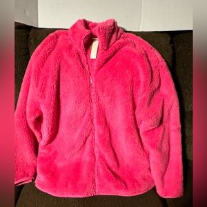 NWT Victoria’s Secret Pink Plush Fleece Jacket Size M
